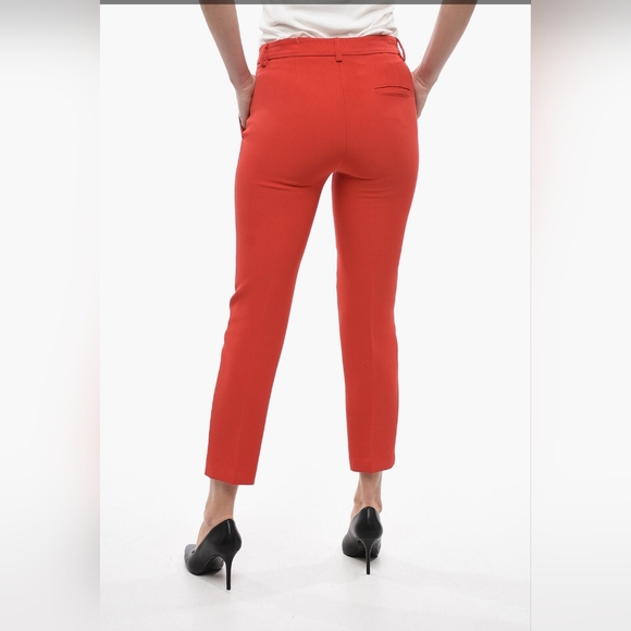 VERSACE JEANS COUTURE Pleated Cigarette Pants with BELT BRAND NEW - Picture 2 of 4